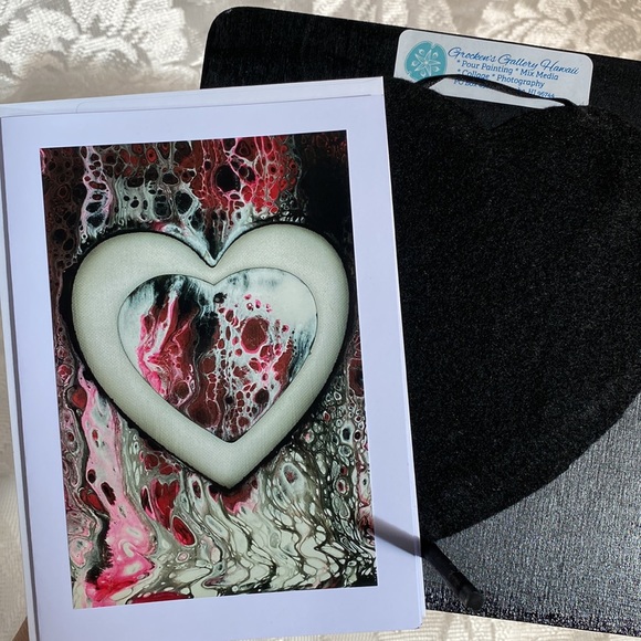 P3 Hand painted Valentines ❤️ the Ku’uipo Series “my sweetheart”in Hawaiian - Picture 4 of 4